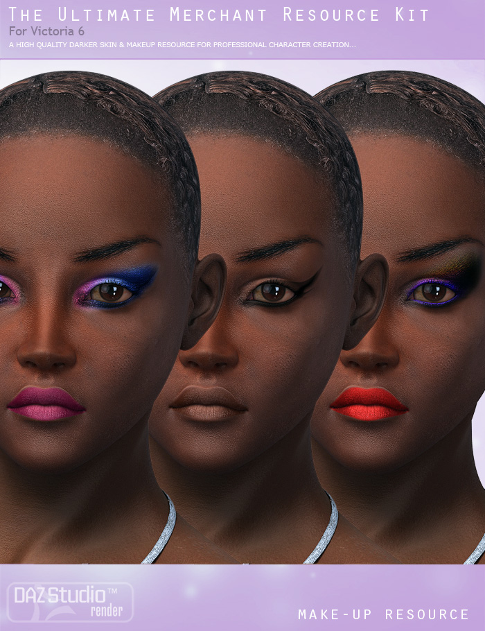 Dark Skin Merchant Resource Texture Kit for Victoria 6 by: ForbiddenWhispersJSGraphics, 3D Models by Daz 3D