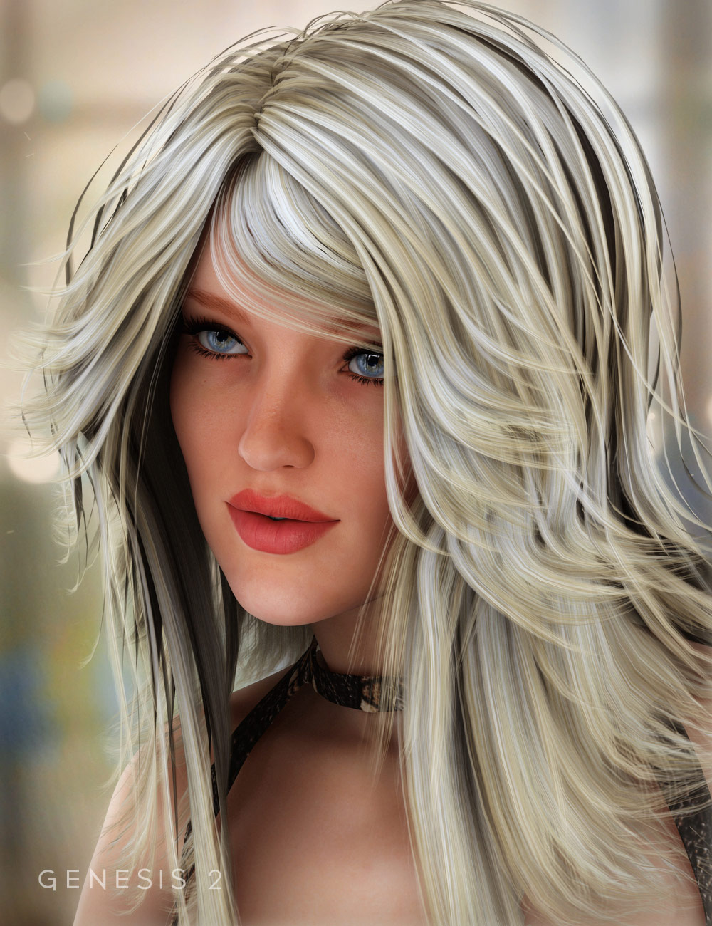 Fiora Hair for Genesis 2 Females and Victoria 4 by: SWAM, 3D Models by Daz 3D