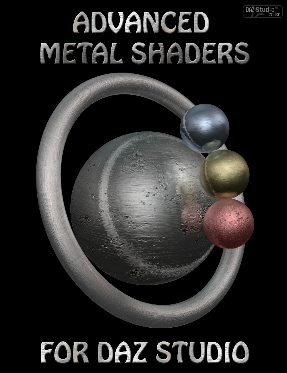 Advanced Metal Shaders by: V3Digitimes, 3D Models by Daz 3D