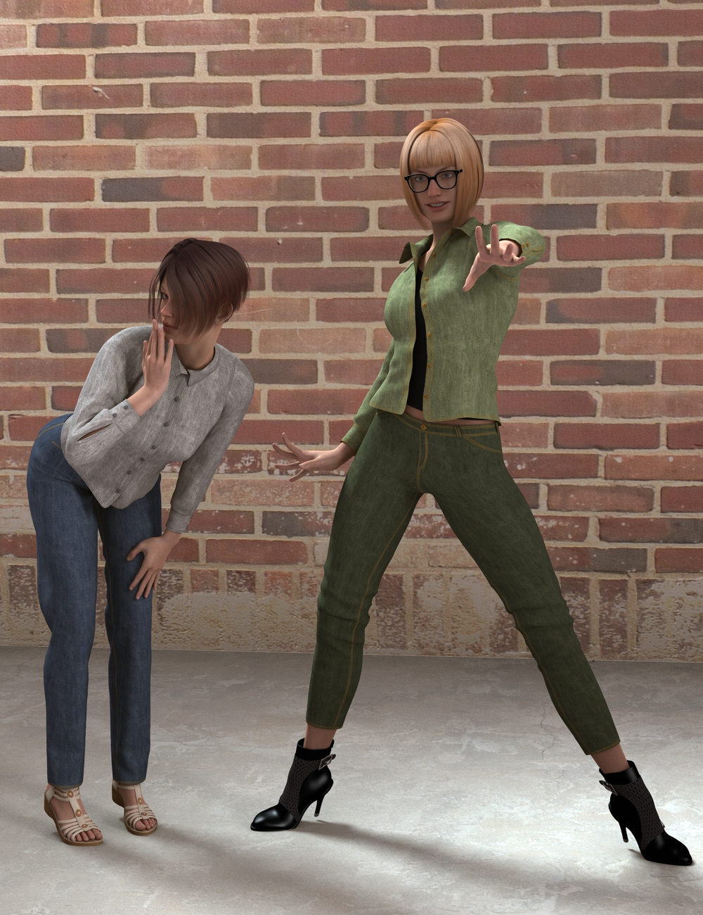 Everyday Wardrobe for Genesis 2 Female(s) Jeans and Shirt Everyday Wardrobe for Genesis 2 Female(s) Jeans and Shirt by: Aave Nainen, 3D Models by Daz 3D