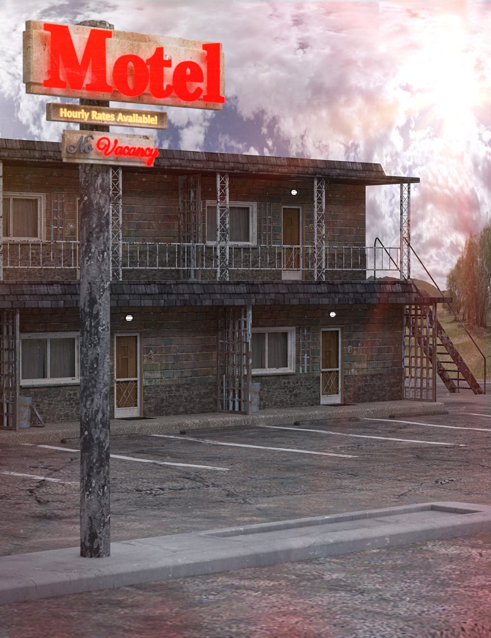 Motel by: , 3D Models by Daz 3D