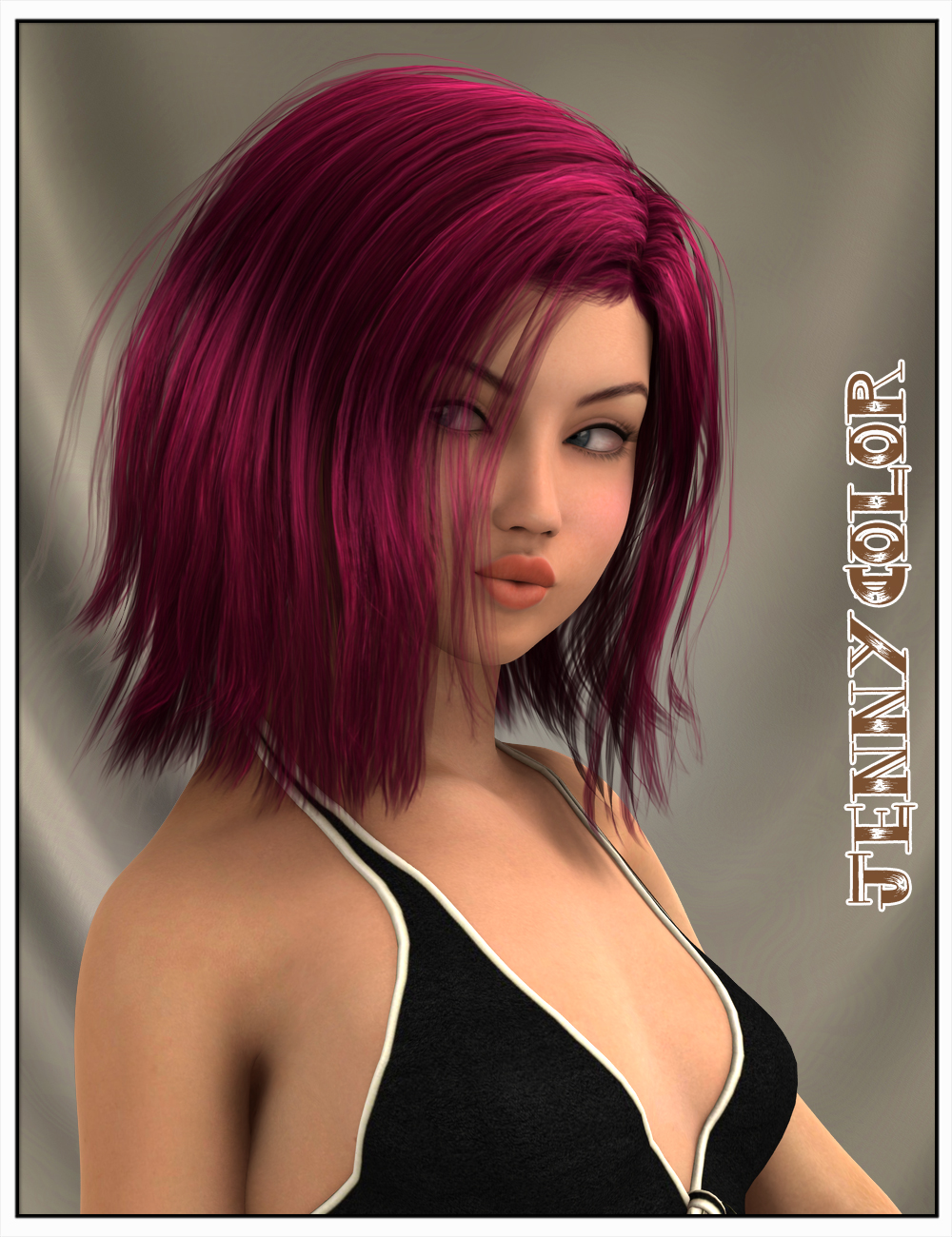 Jenny Hair Color by: SWAM, 3D Models by Daz 3D