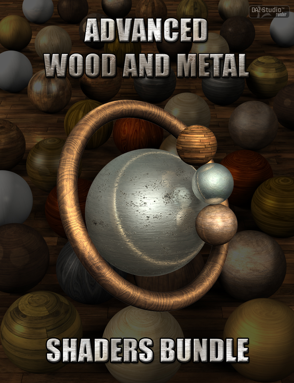 Advanced Wood And Metal Shaders Bundle by: V3Digitimes, 3D Models by Daz 3D