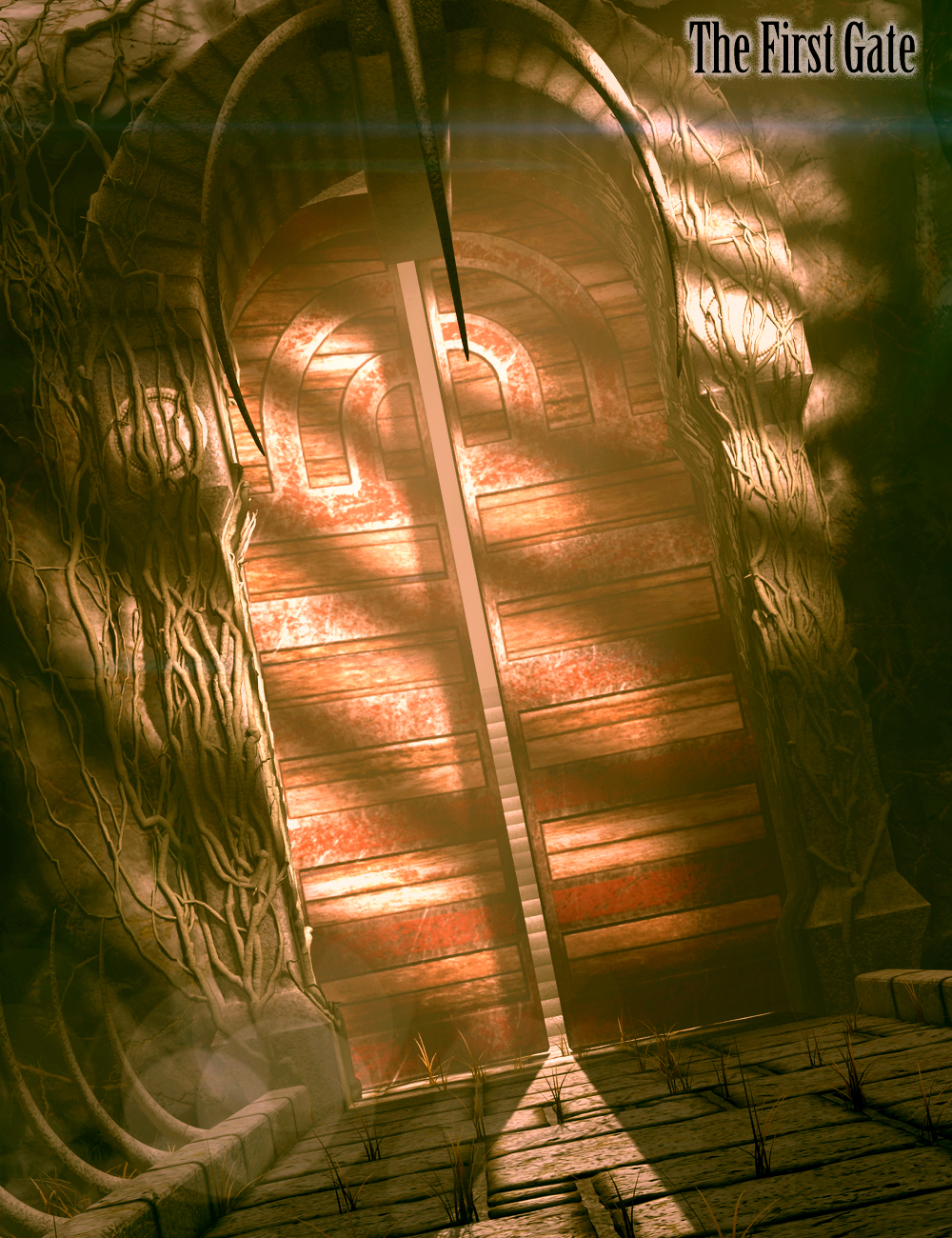 The First Gate The First Gate by: The DigiVault, 3D Models by Daz 3D