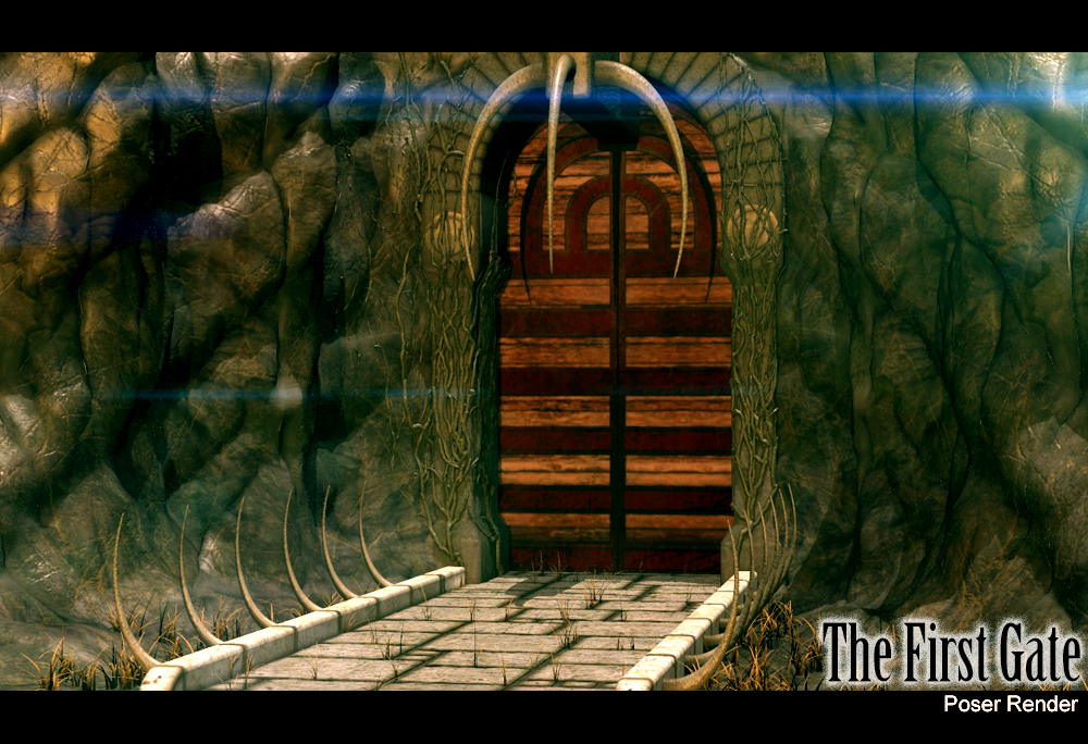 The First Gate by: The DigiVault, 3D Models by Daz 3D