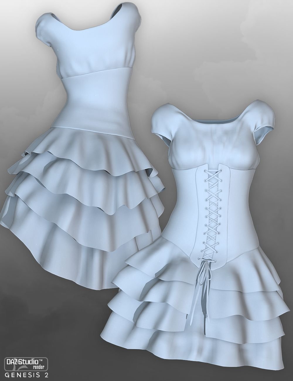 Sadie Dress by: WildDesigns, 3D Models by Daz 3D