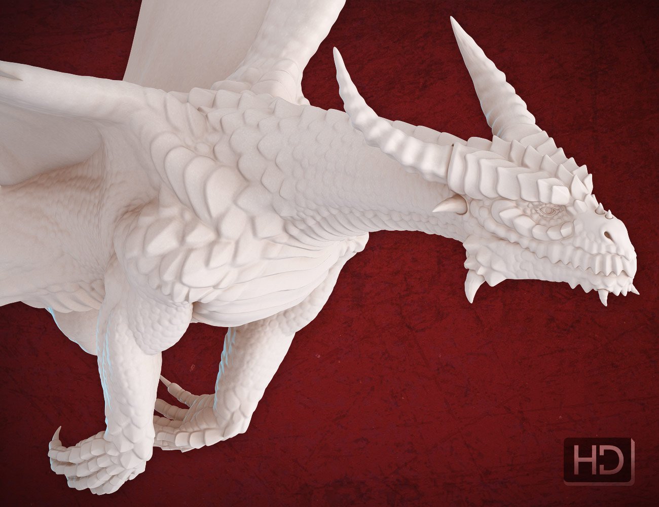 Hellborn Dragon HD for DAZ Dragon 3 by: , 3D Models by Daz 3D