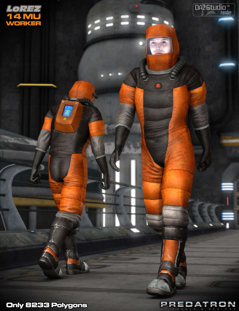 LoREZ 14MU Worker Bundle | Daz 3D