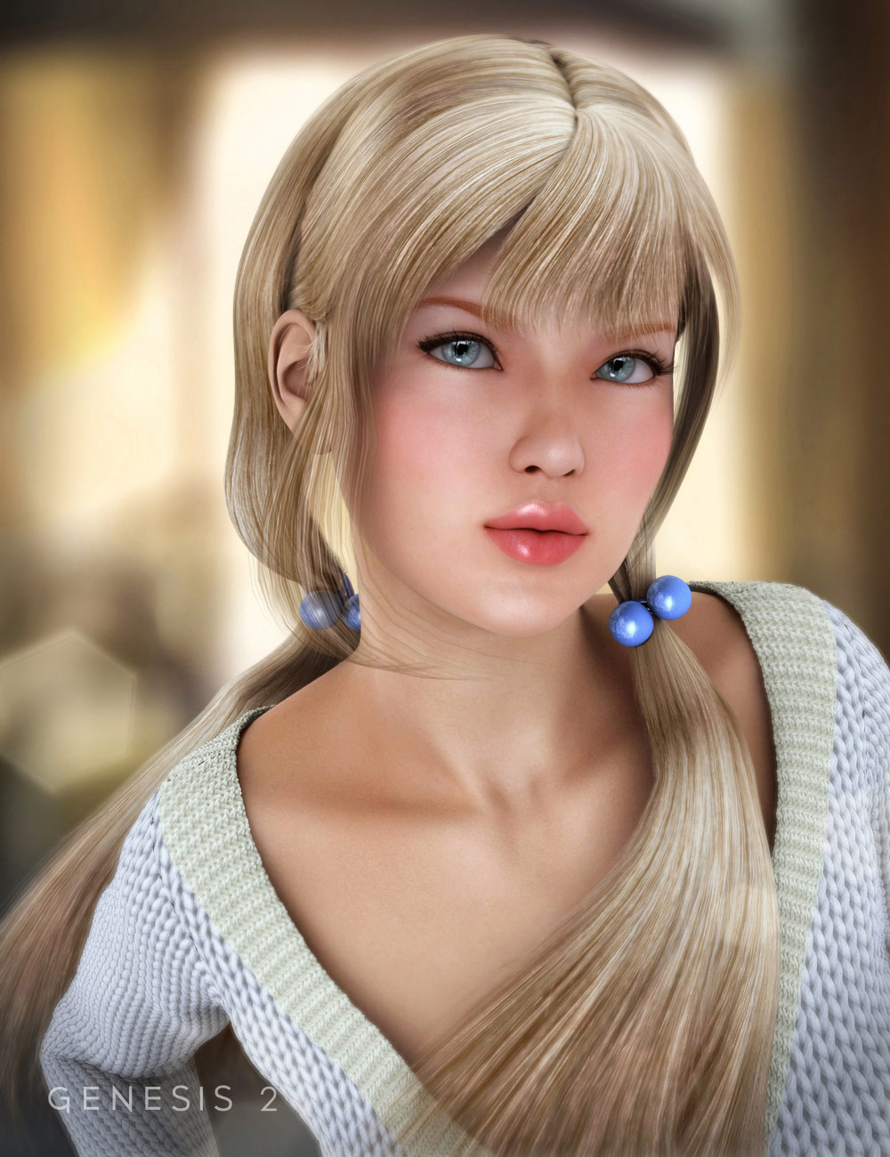 Sora Hair by: , 3D Models by Daz 3D