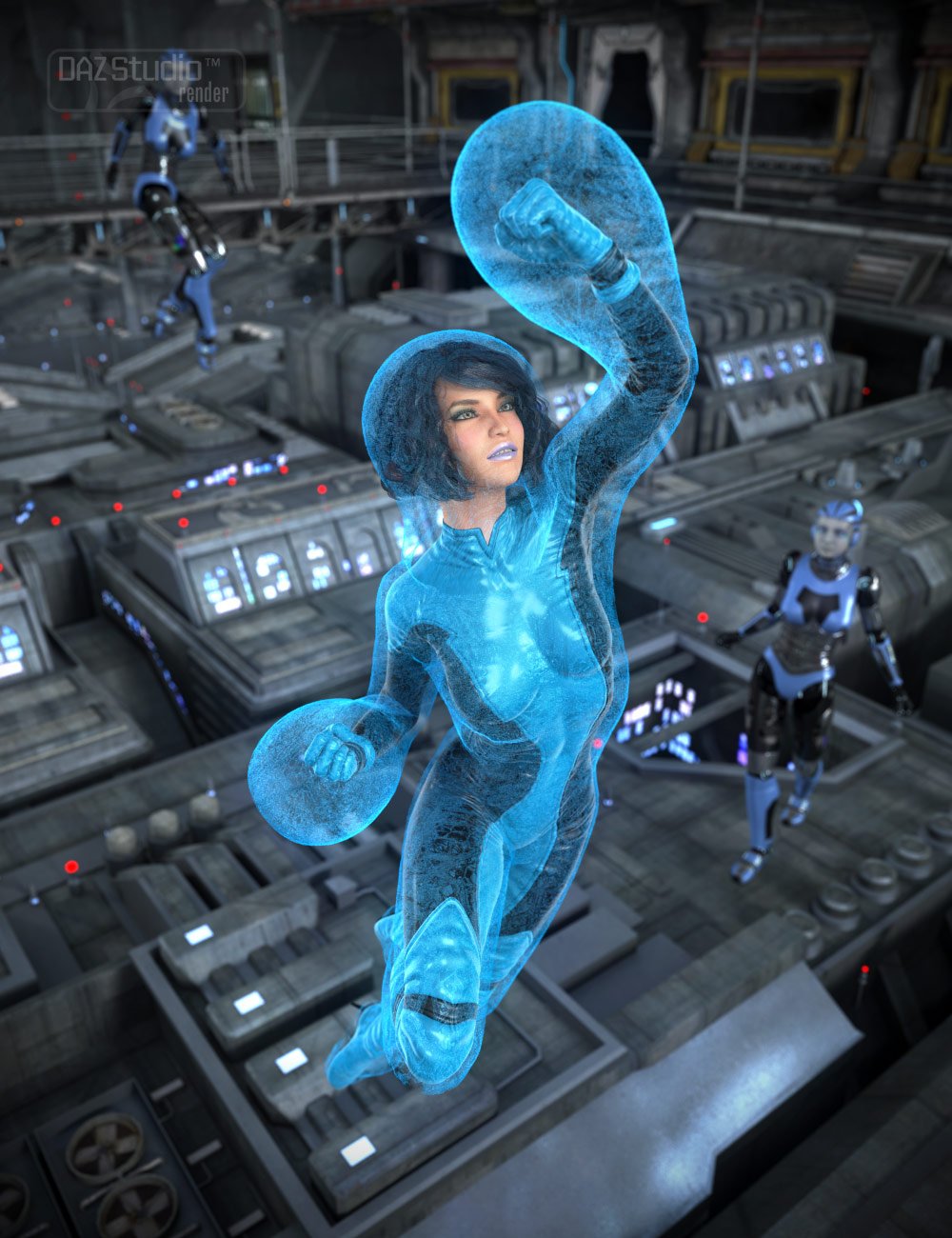 Force Fields for Genesis 2 Female(s) by: Valandar, 3D Models by Daz 3D
