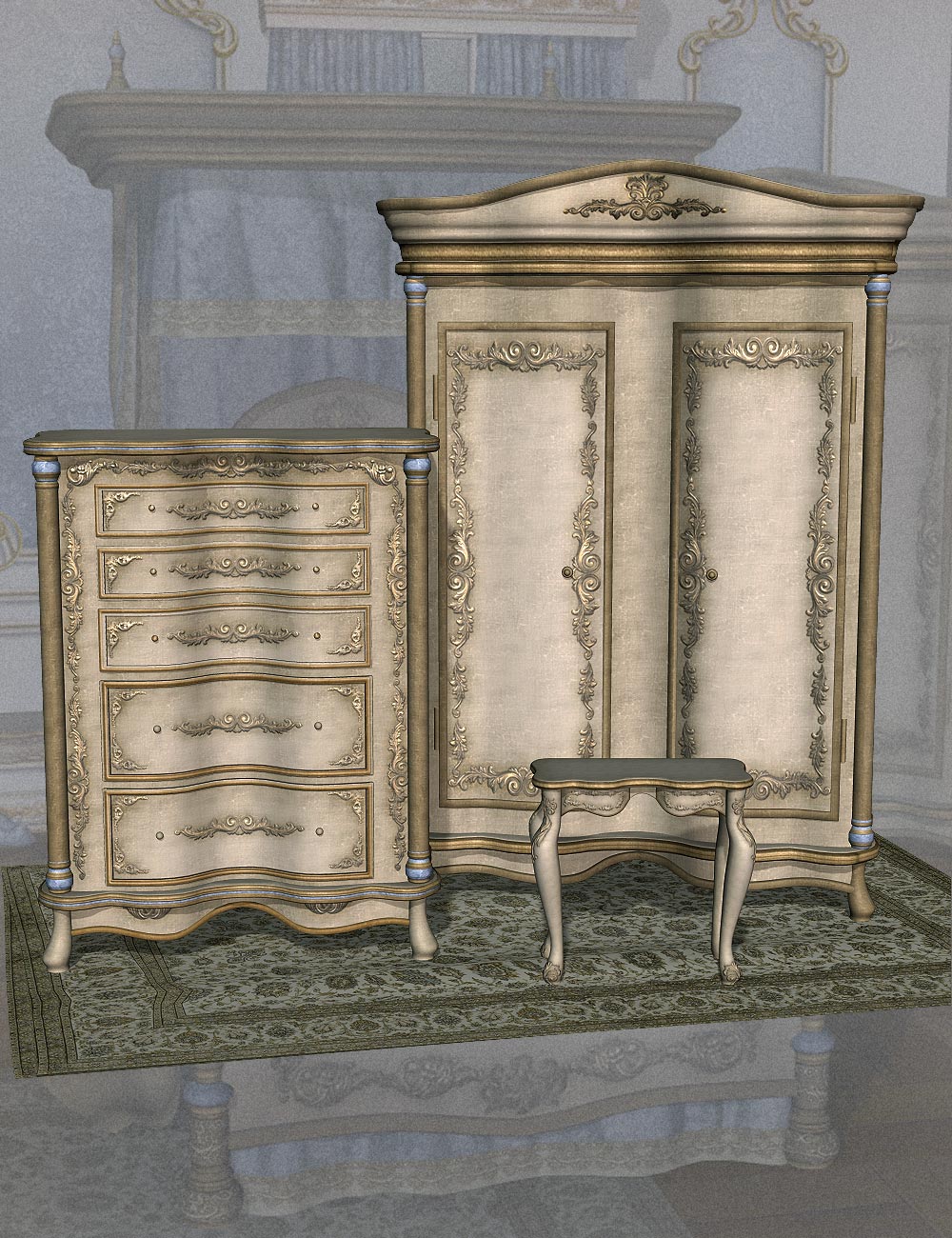 Symphony for Reflections Furniture by: Sarsa, 3D Models by Daz 3D