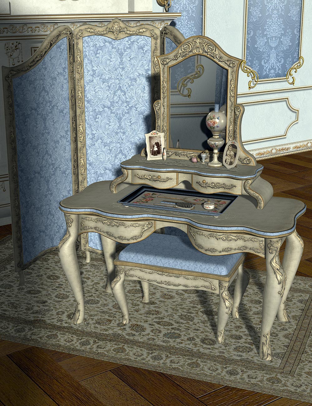 Symphony for Reflections Vanity by: Sarsa, 3D Models by Daz 3D