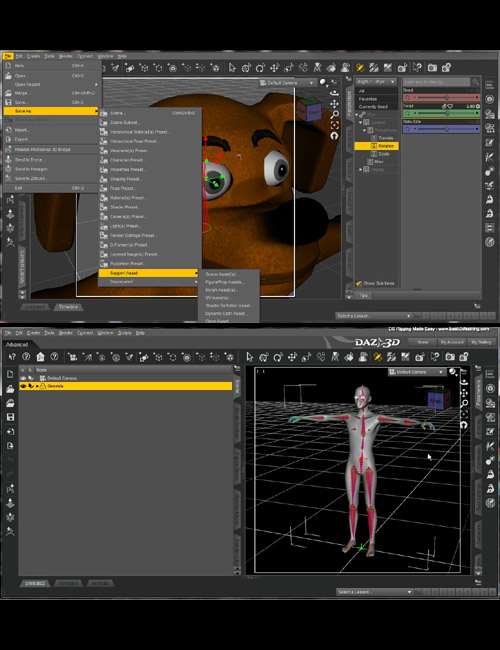 DAZ Studio Rigging Made Easy by: Dreamlight, 3D Models by Daz 3D