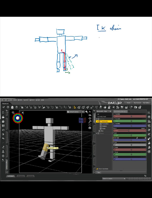 DAZ Studio Rigging Made Easy by: Dreamlight, 3D Models by Daz 3D