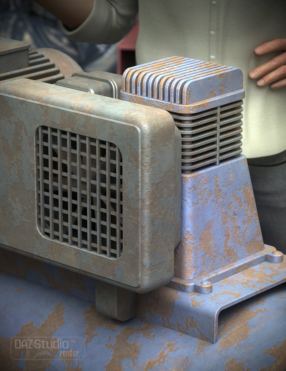 Industrial Compressor by: Nightshift3D, 3D Models by Daz 3D