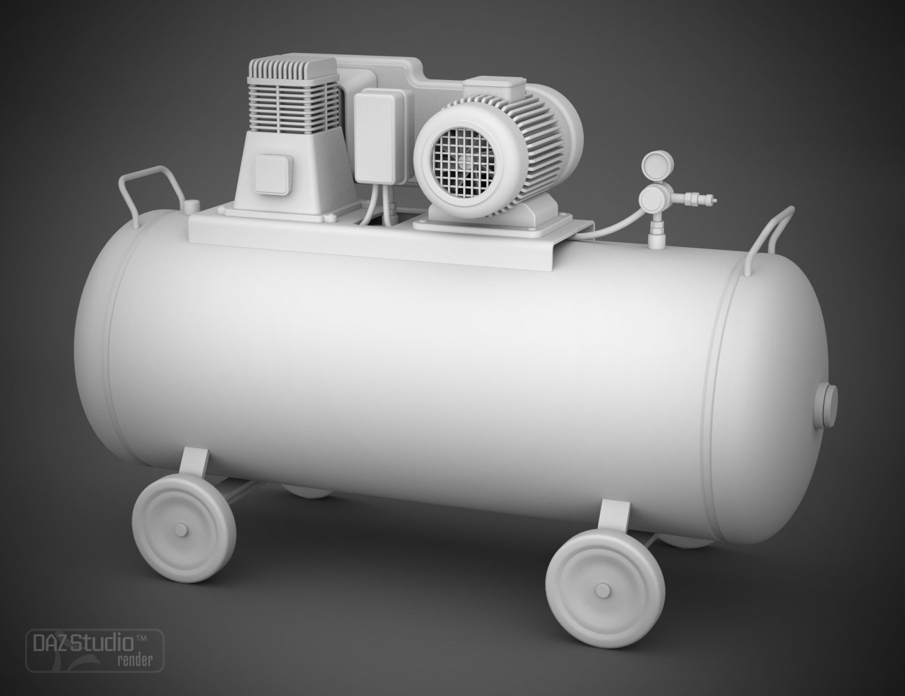 Industrial Compressor by: Nightshift3D, 3D Models by Daz 3D