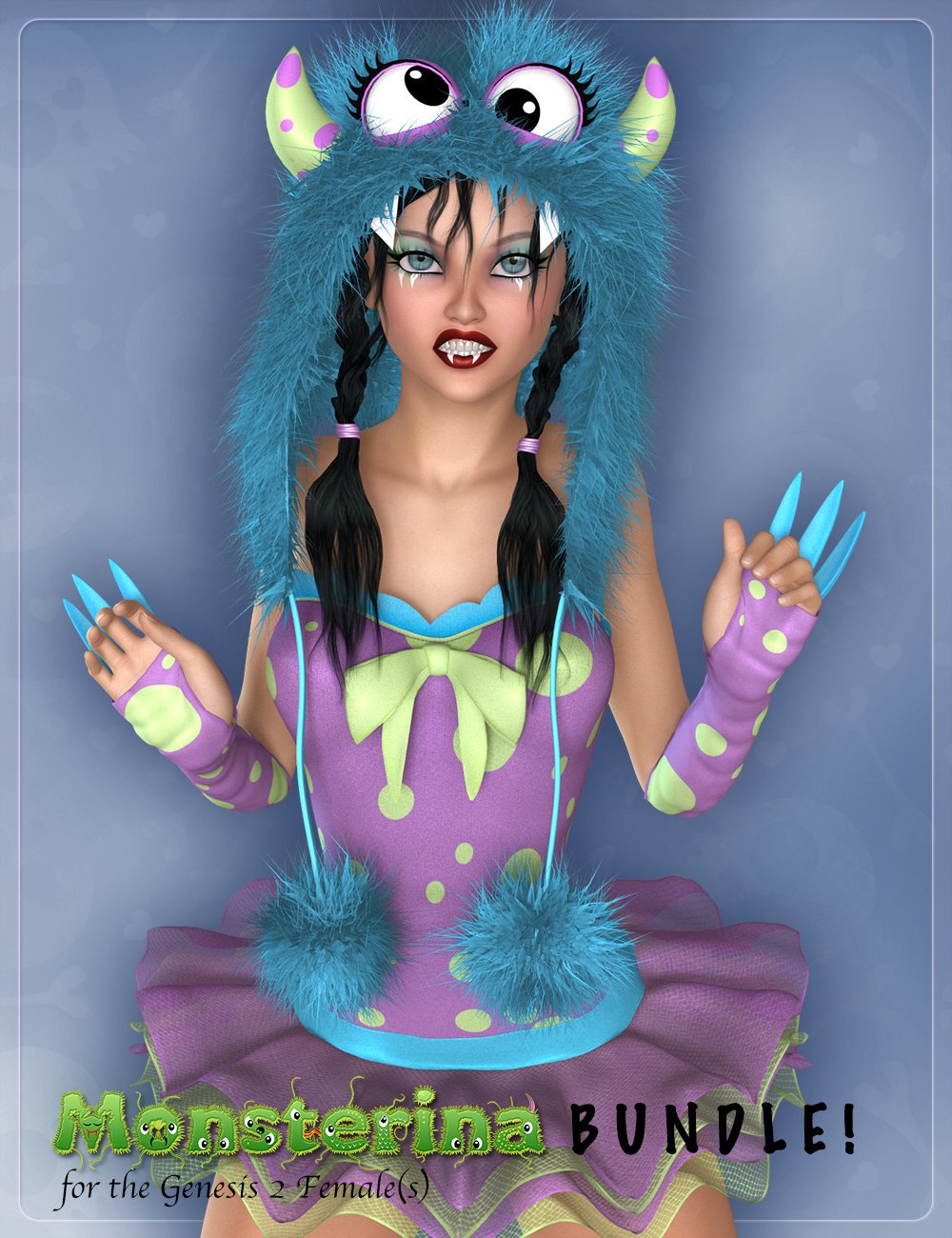 Monsterina BUNDLE by: DemonicaEviliusJessaii, 3D Models by Daz 3D