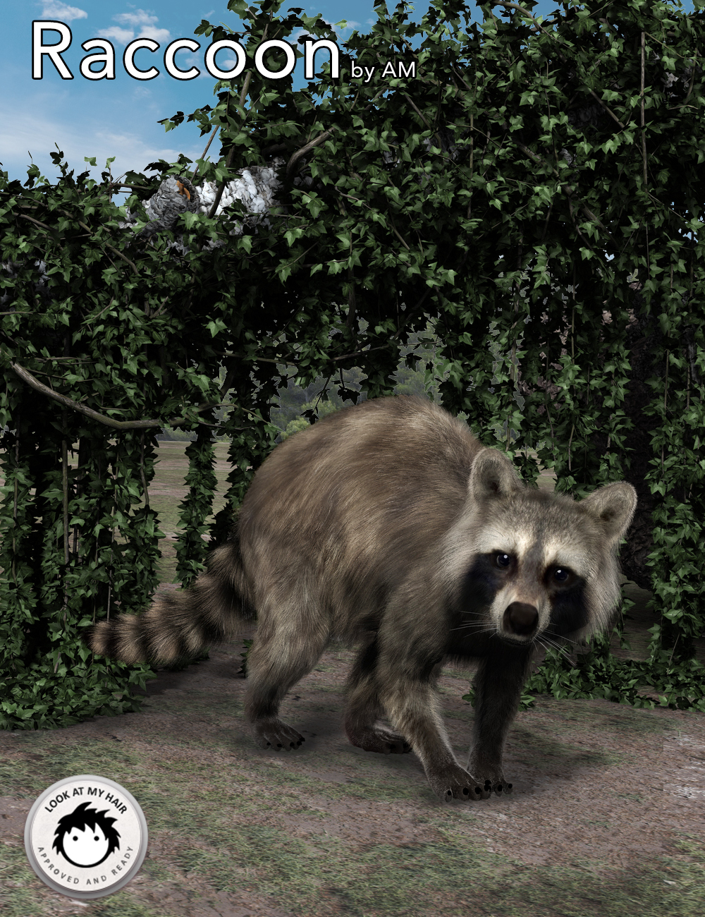 Raccoon by AM by: Alessandro_AM, 3D Models by Daz 3D