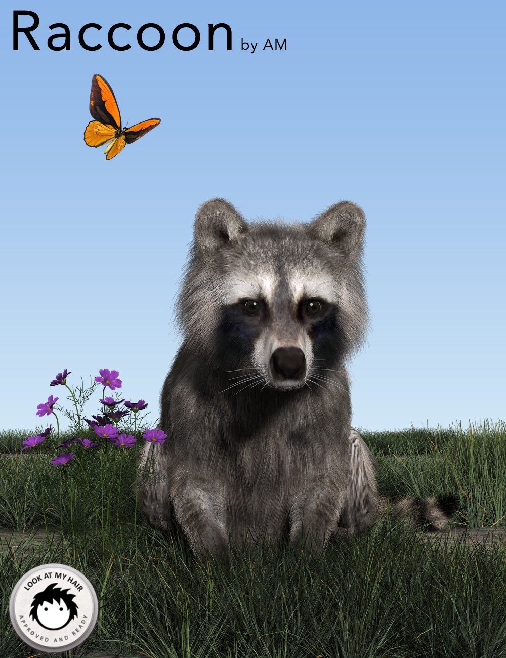 Raccoon by AM Raccoon by AM by: Alessandro_AM, 3D Models by Daz 3D