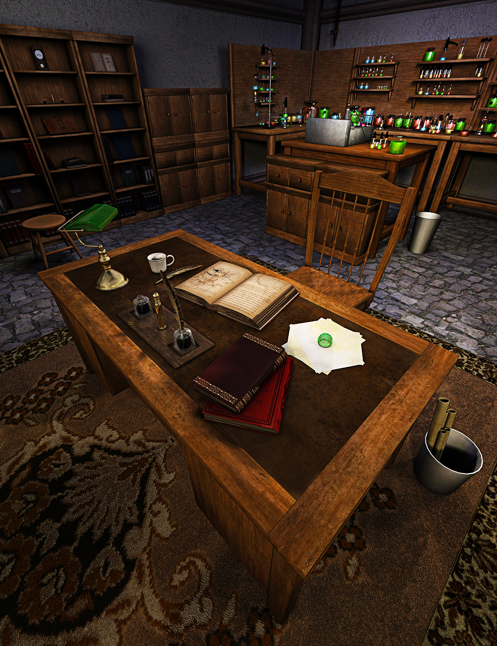 The Mad Chemistry Lab - Furnishings by: ARTCollaborationsNeilV 1, 3D Models by Daz 3D