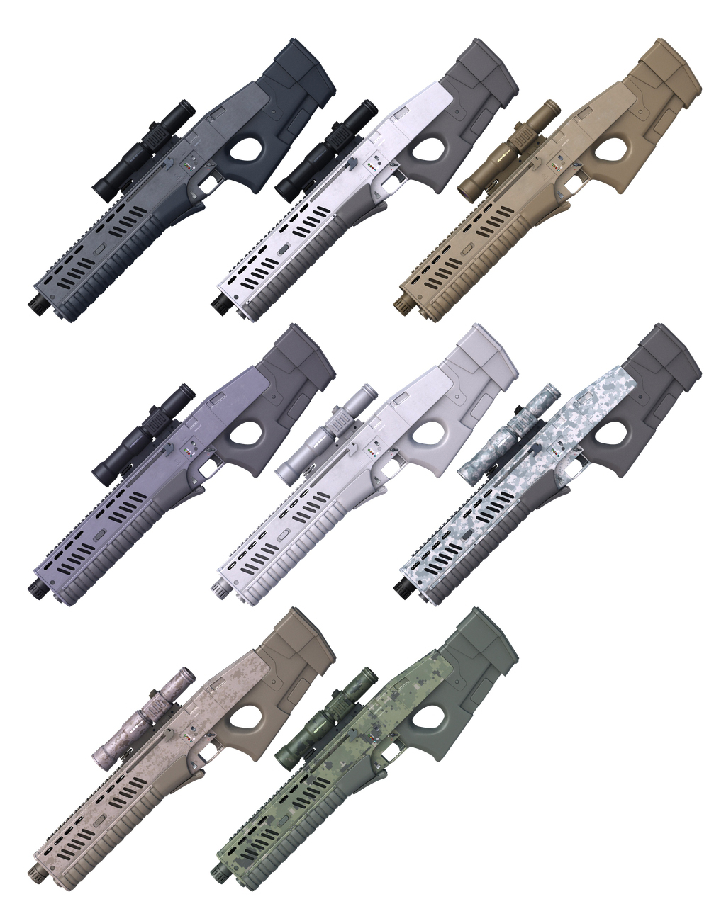 Scifi Weapons Collection Daz 3d