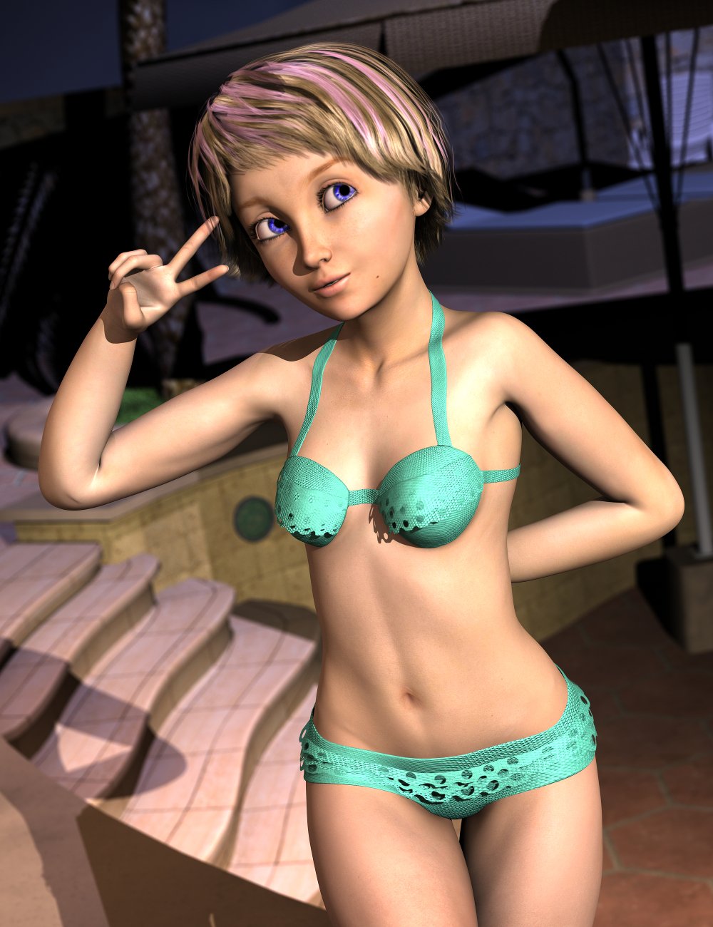 Adorable Aiko 6 by: Sickleyield, 3D Models by Daz 3D
