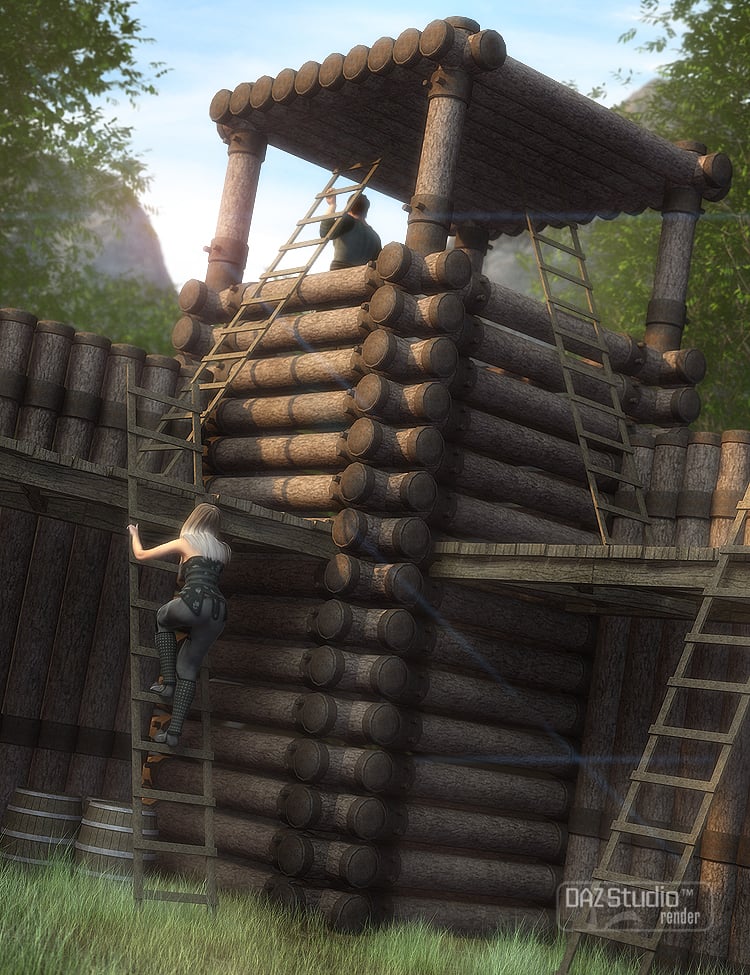 Fantasy Fort Fantasy Fort by: , 3D Models by Daz 3D
