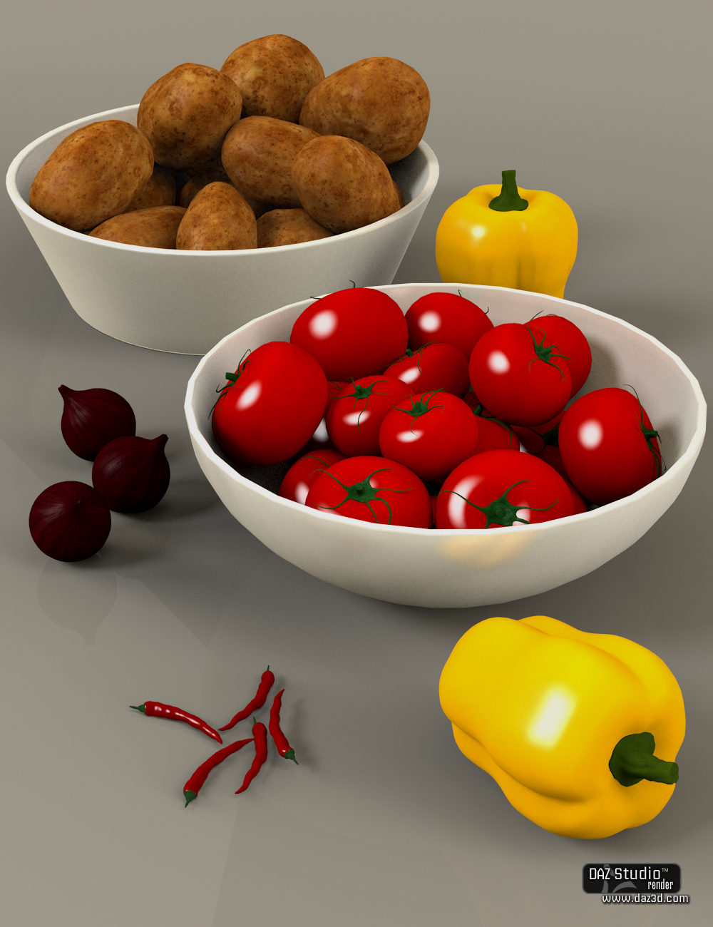 MHE: Vegetables by: Lantios, 3D Models by Daz 3D