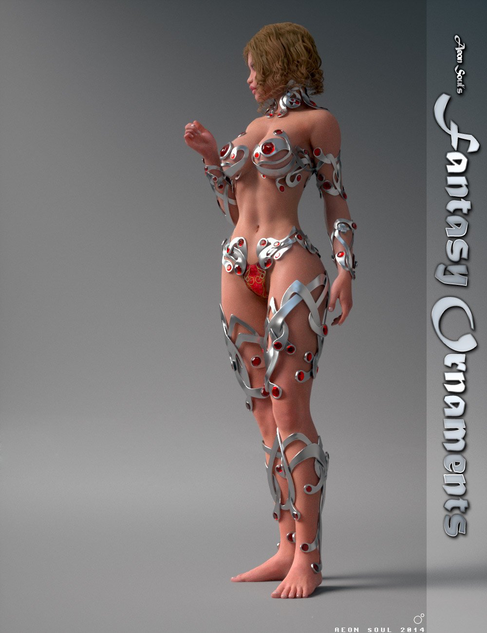 Fantasy Ornaments for Genesis 2 Female(s) by: Aeon Soul, 3D Models by Daz 3D