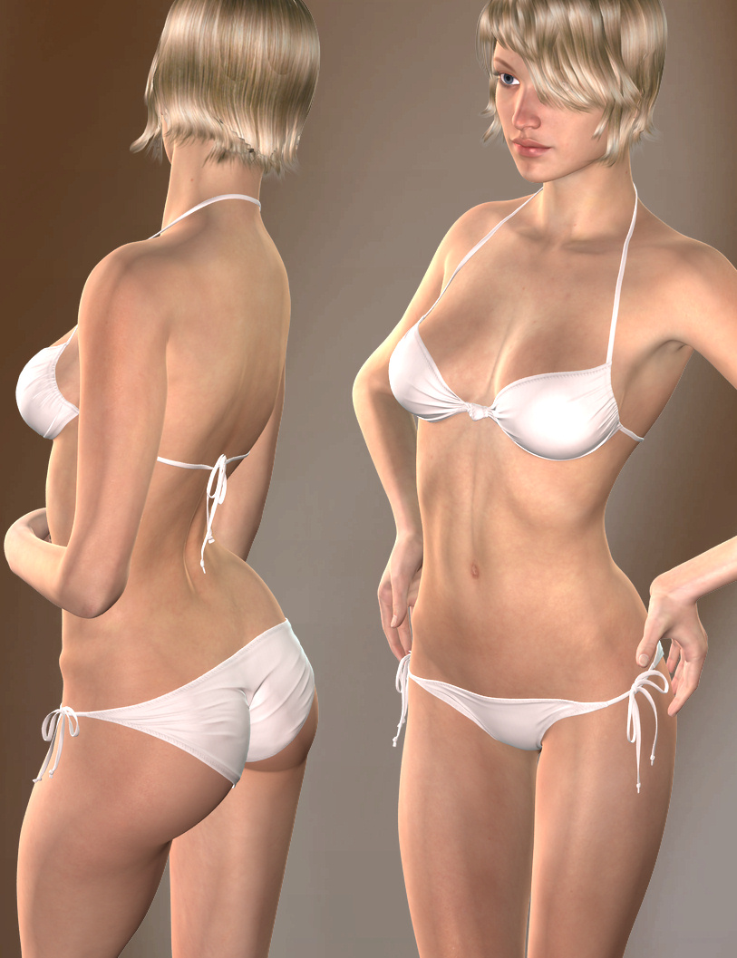 Hongyu's Bikini 2 for V5 by: hongyu, 3D Models by Daz 3D