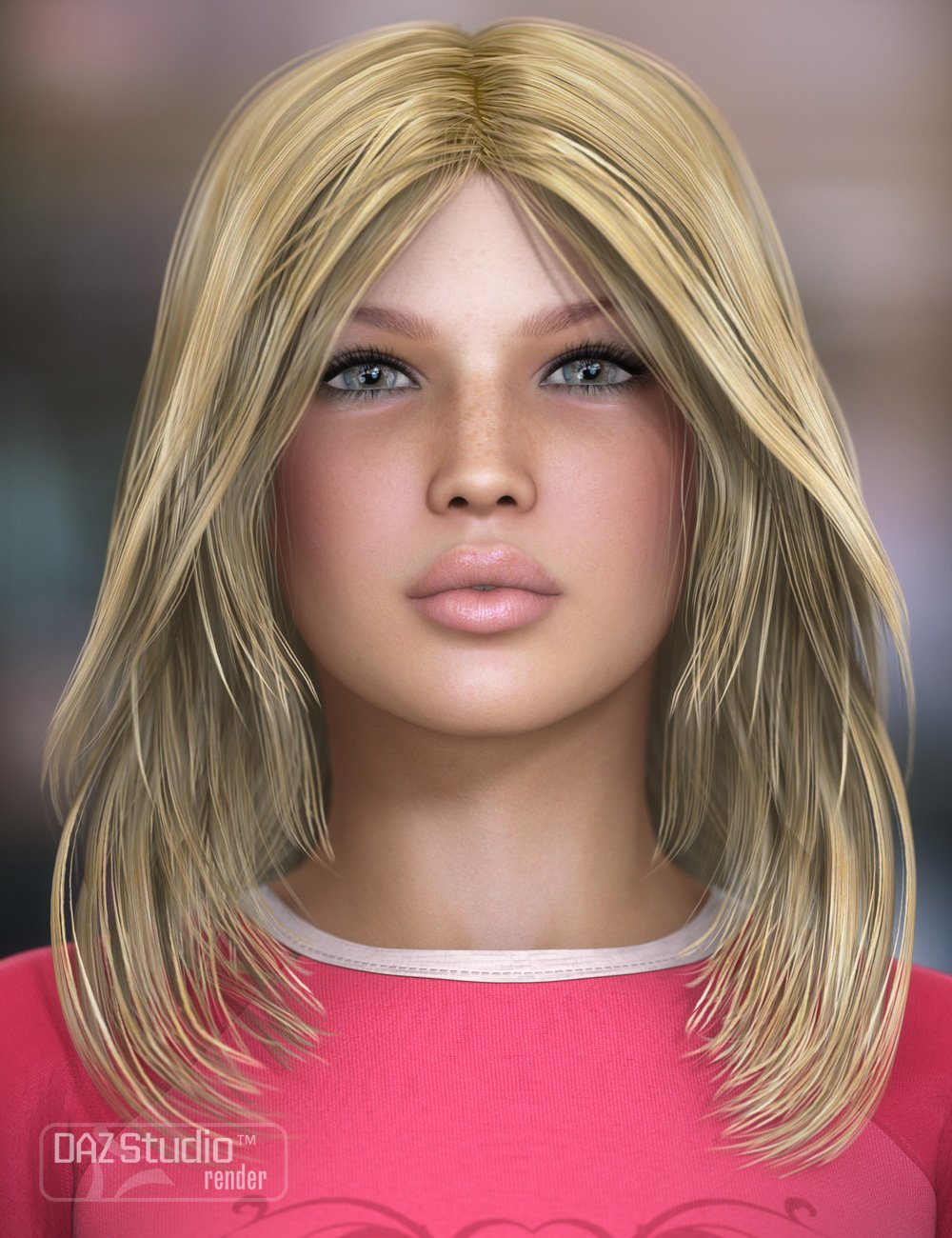 Flirty Hair by: goldtassel, 3D Models by Daz 3D