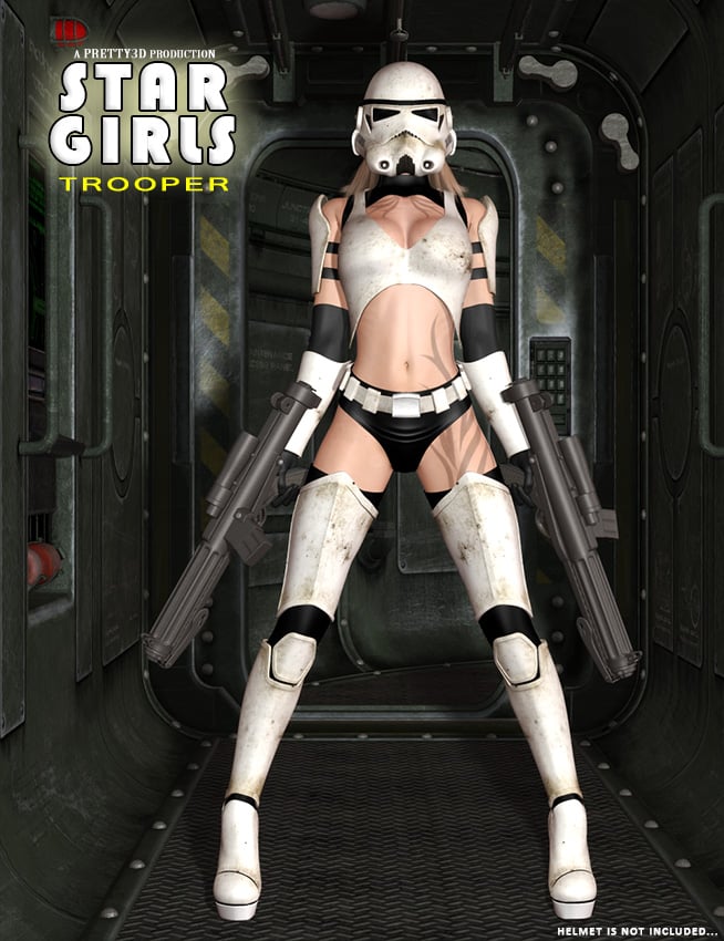 Star Girls - Trooper for Genesis 2 Female(s) and V4 by: Pretty3D, 3D Models by Daz 3D
