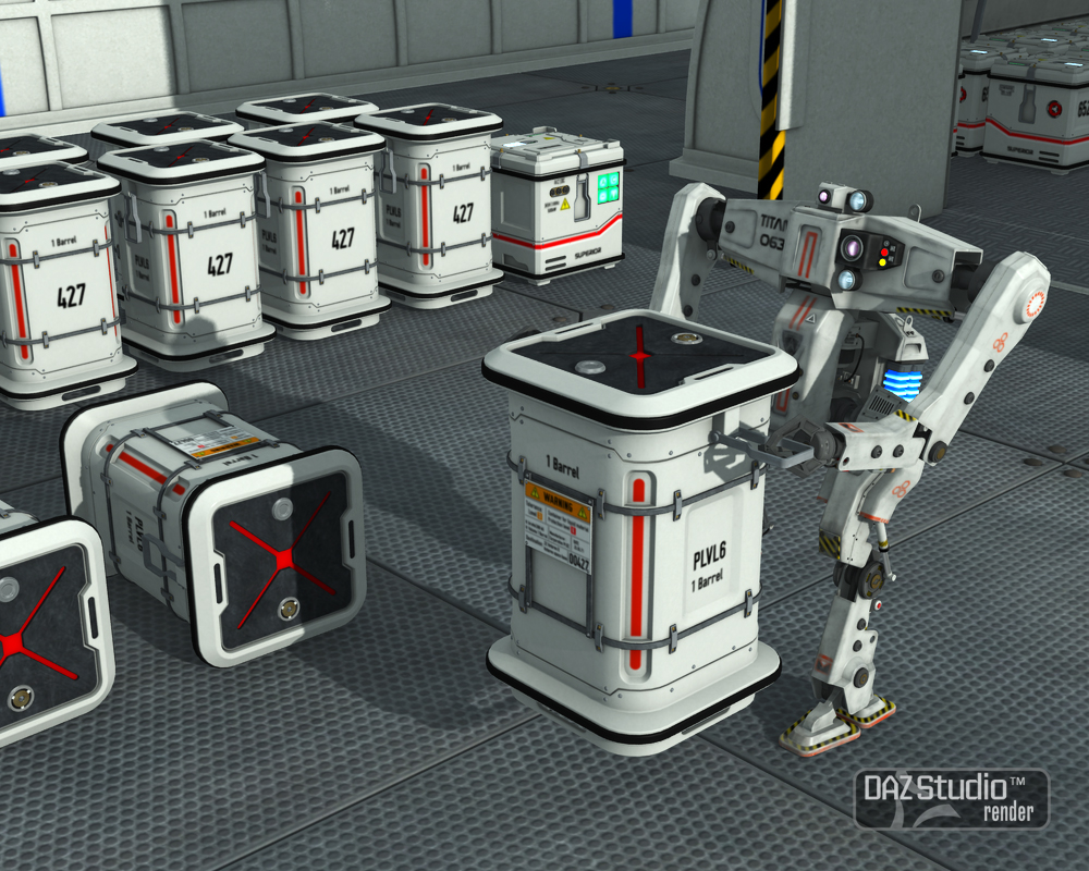 Sci-fi Box by: , 3D Models by Daz 3D