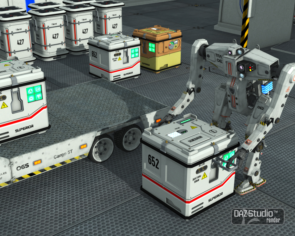 Sci-fi Box Sci-fi Box by: , 3D Models by Daz 3D
