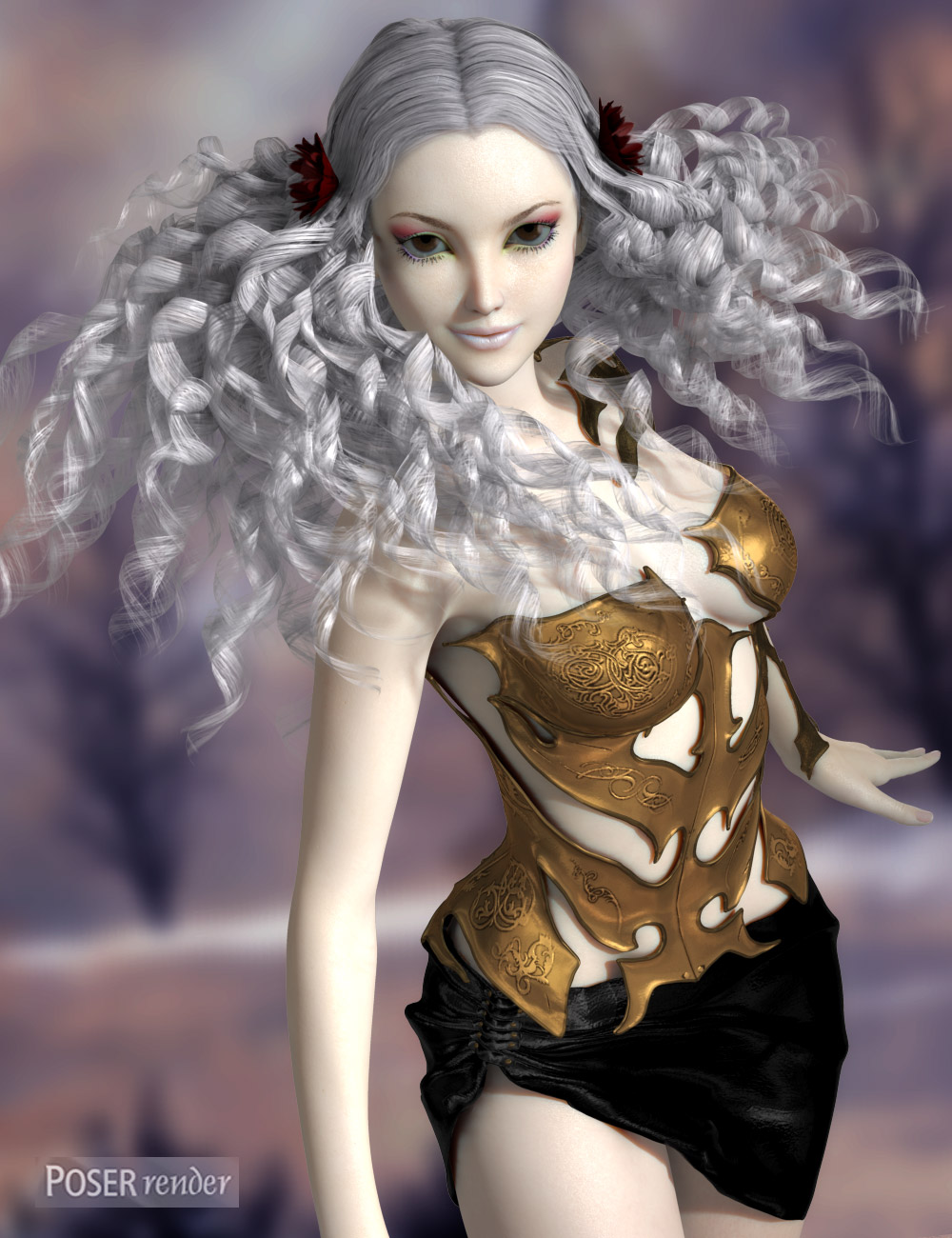 Lyric Hair by: AprilYSH, 3D Models by Daz 3D