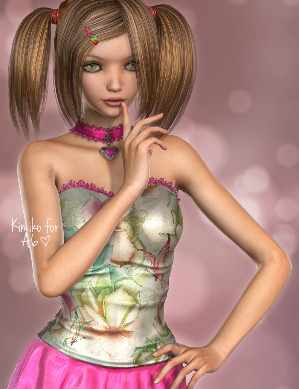 Kimiko for Aiko 6 by: Raiya, 3D Models by Daz 3D