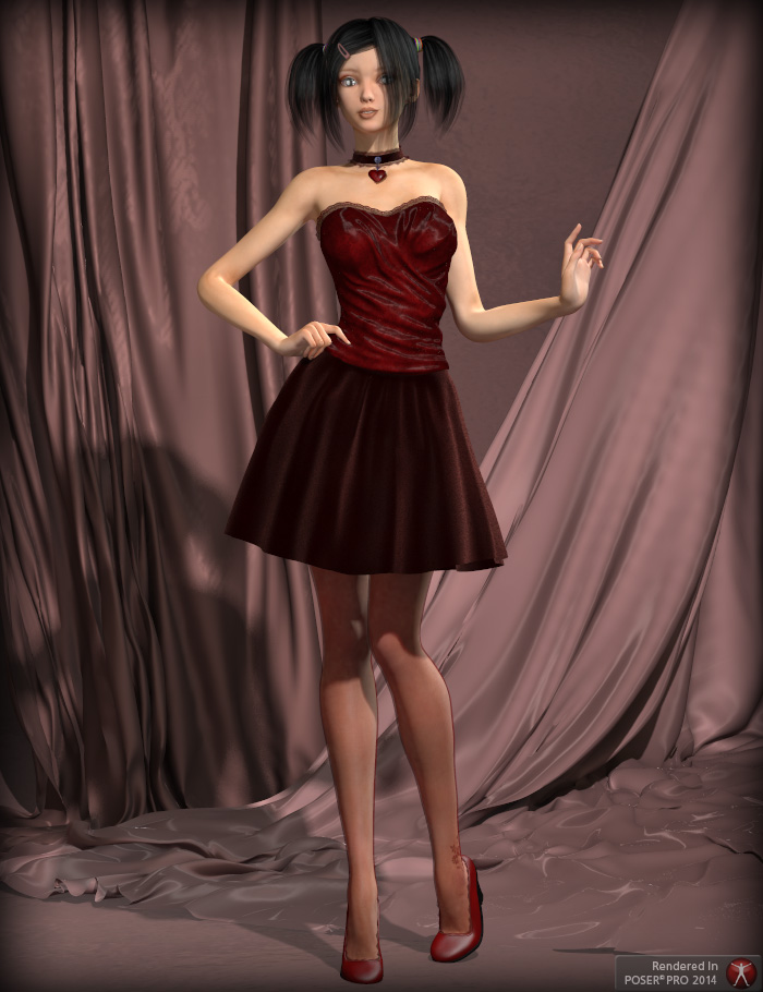 Kiriko Outfit Kiriko Outfit by: esha, 3D Models by Daz 3D