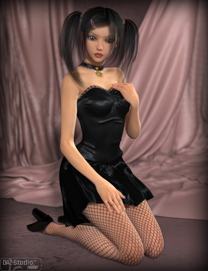 Kiriko Outfit by: esha, 3D Models by Daz 3D
