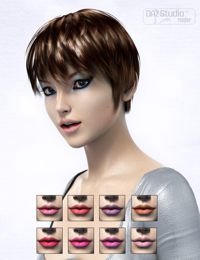 Lotus Flower for Aiko 6 by: FWDesignForbiddenWhispers, 3D Models by Daz 3D