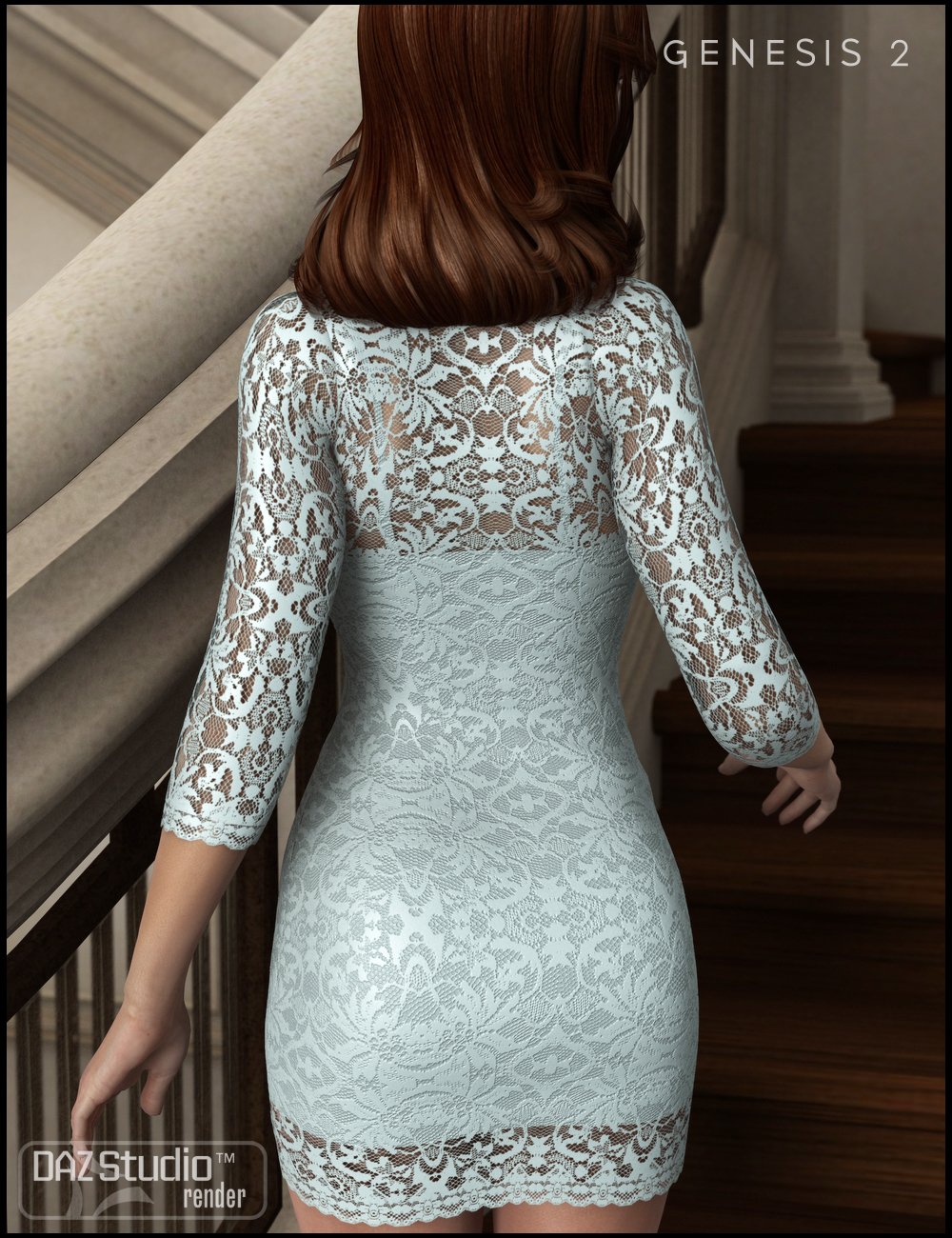 Classy Classic Dress for Genesis 2 Female(s) Classy Classic Dress for Genesis 2 Female(s) by: Nikisatez, 3D Models by Daz 3D