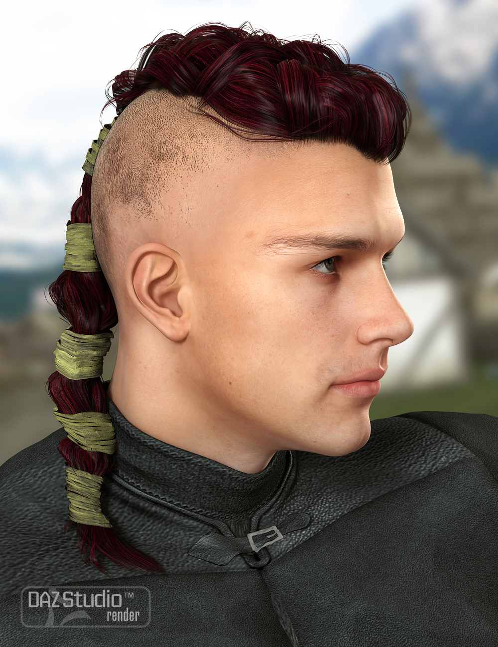 Colors for Viking Male Hair by: goldtassel, 3D Models by Daz 3D