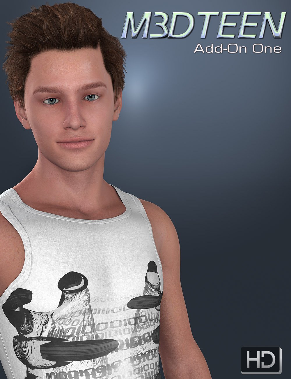 M3DTeen HD Add-on One by: Male-M3dia, 3D Models by Daz 3D