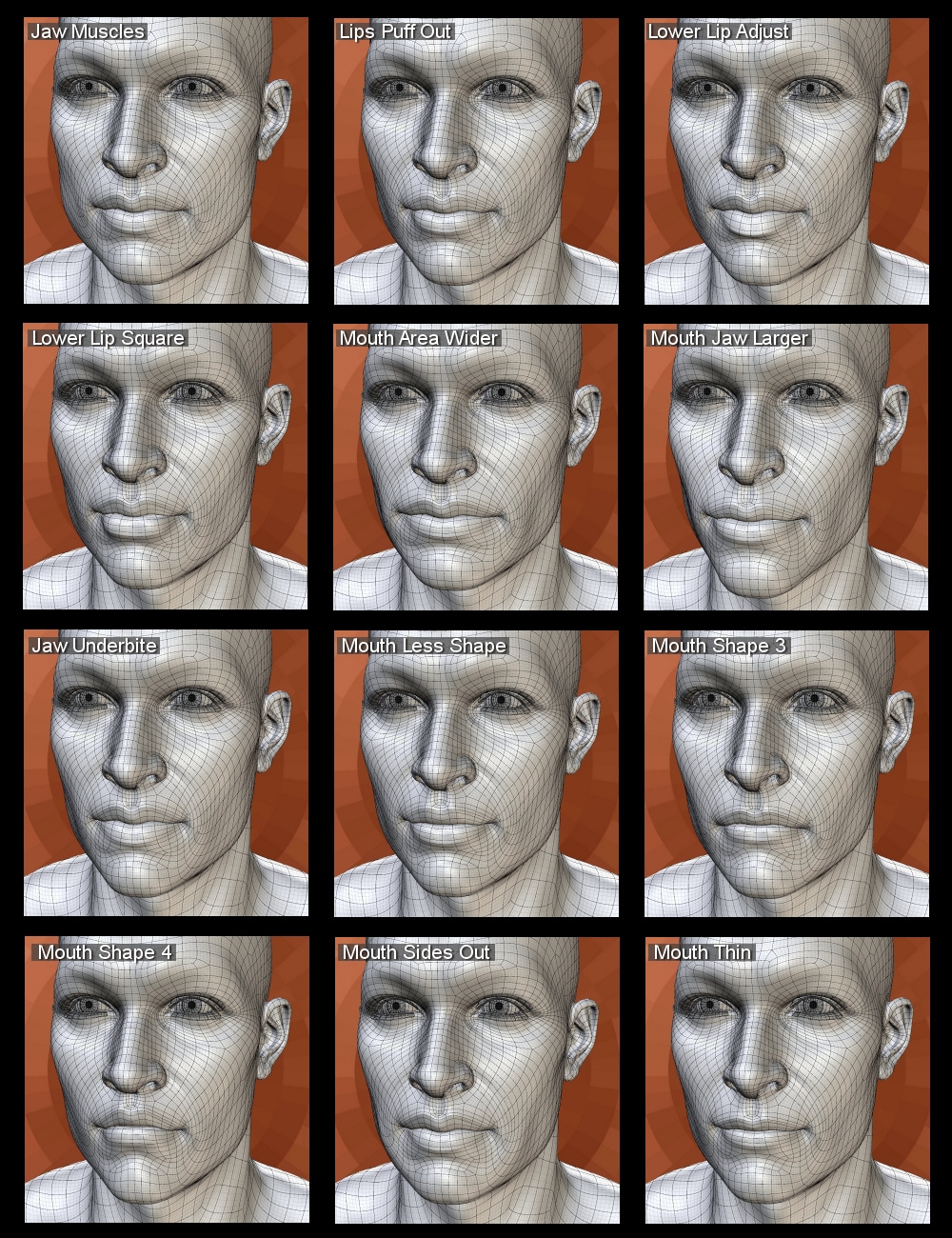 Gianni 6 Face Morph Resource Kit by: ThorneHandspan Studios, 3D Models by Daz 3D