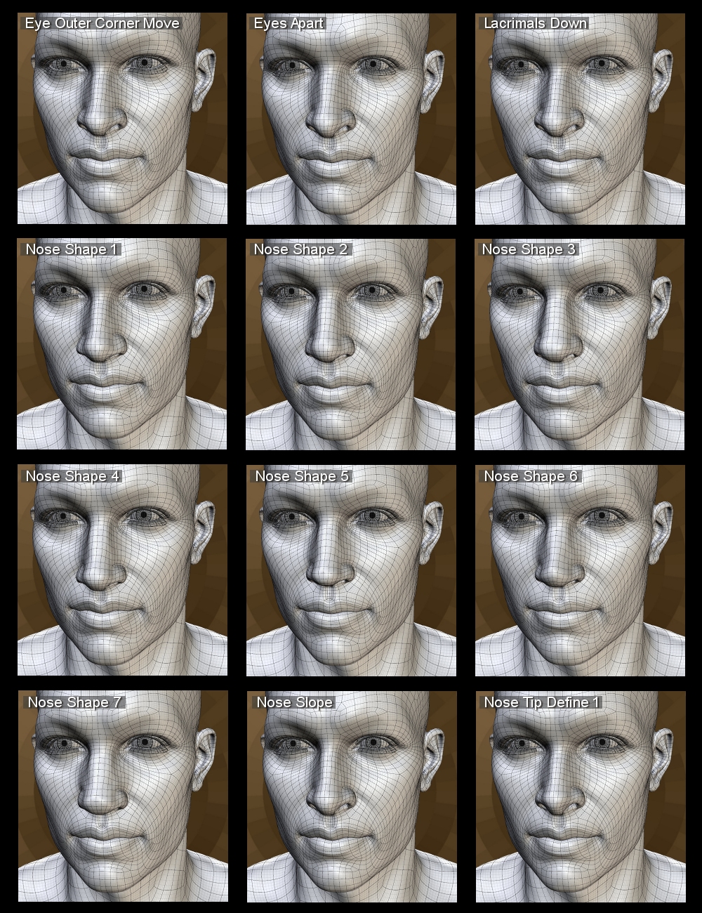 Gianni 6 Face Morph Resource Kit by: ThorneHandspan Studios, 3D Models by Daz 3D