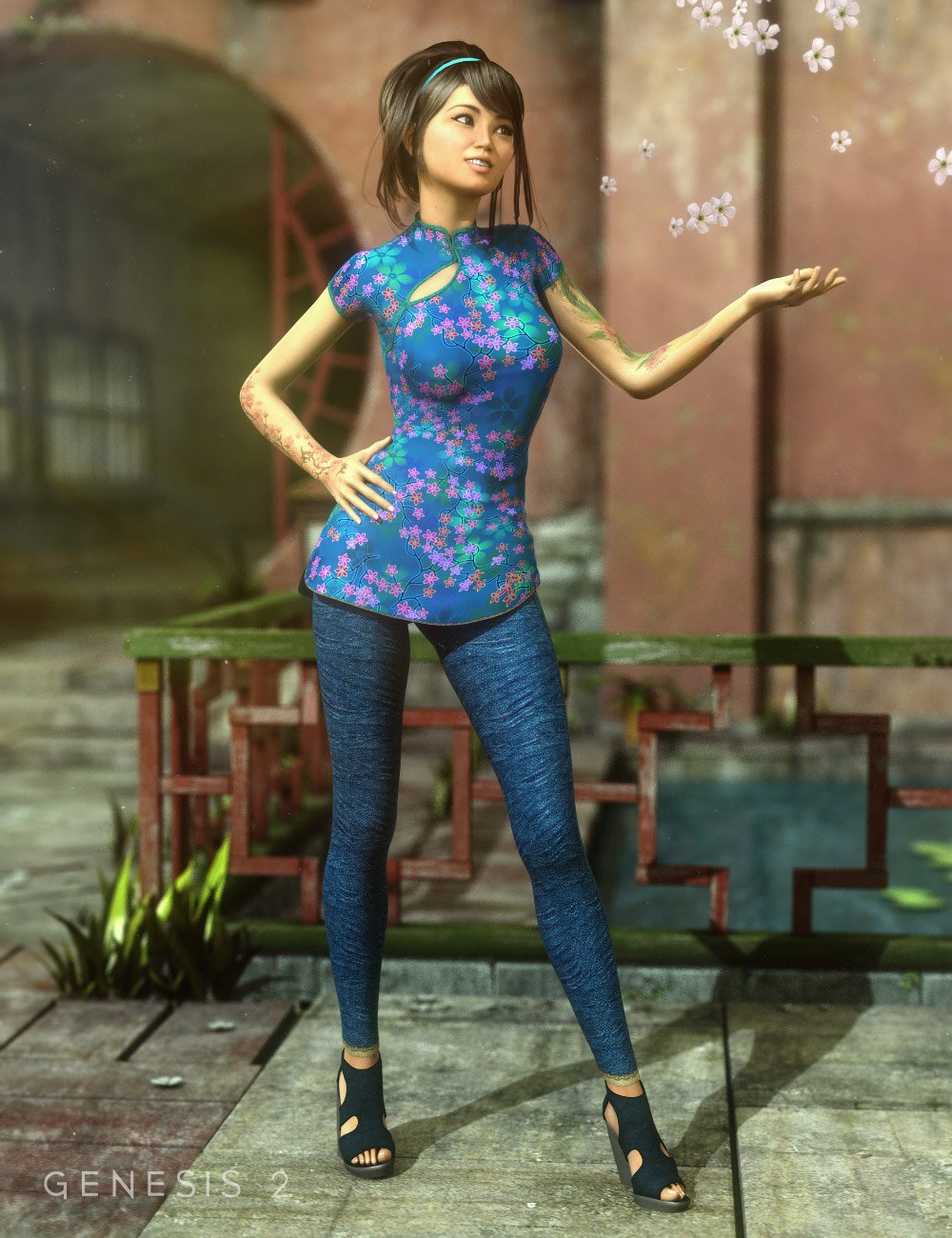 Tokyo Stroll Outfit for Genesis 2 Female(s) Tokyo Stroll Outfit for Genesis 2 Female(s) by: SarsaXena, 3D Models by Daz 3D