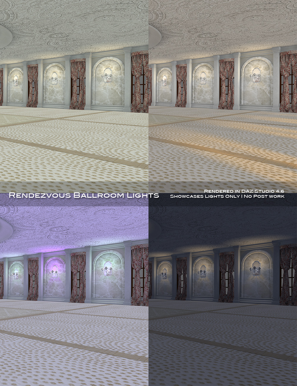 Rendezvous Ballroom Lights by: , 3D Models by Daz 3D