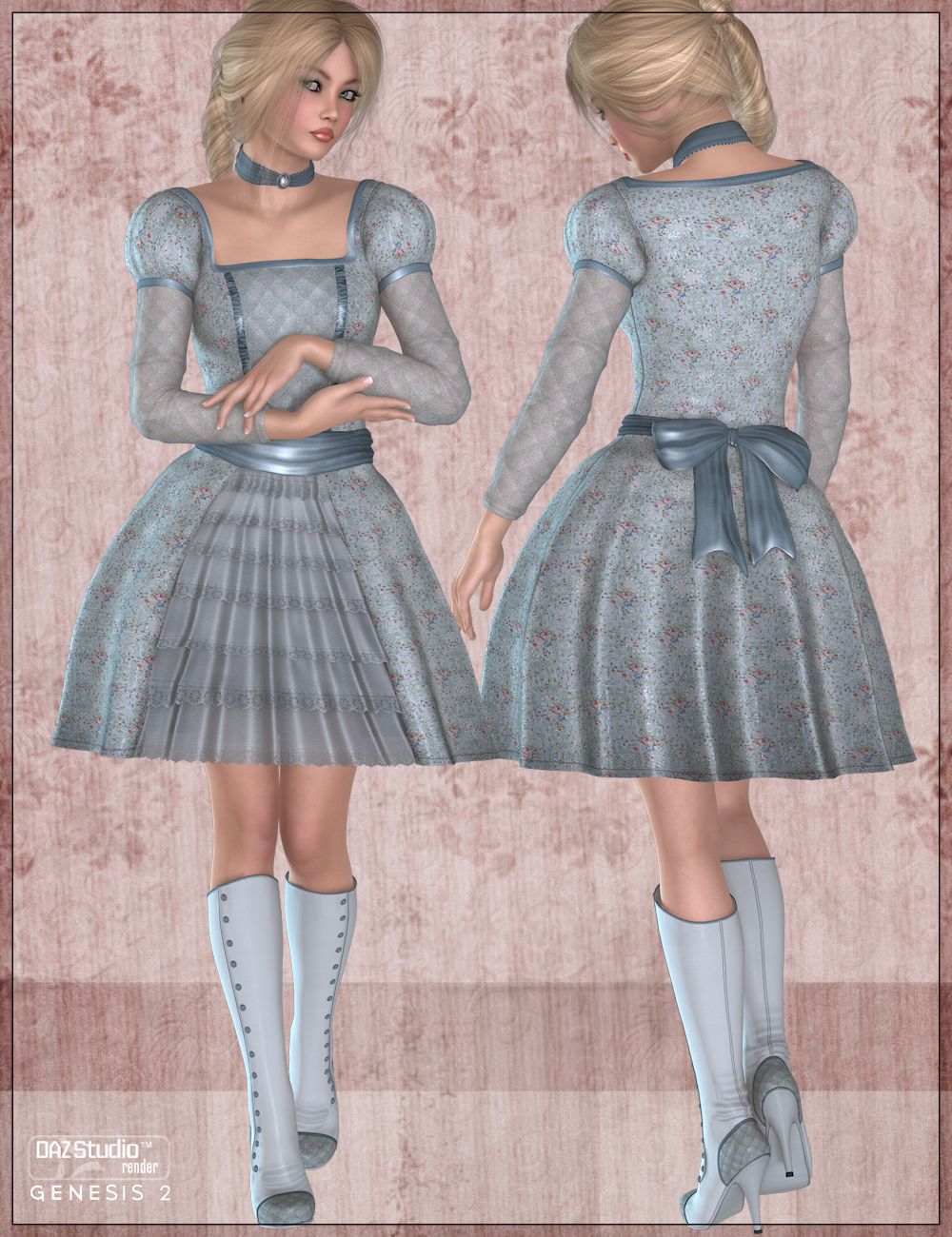 Anabelle Outfit For Genesis 2 Female S Daz 3d