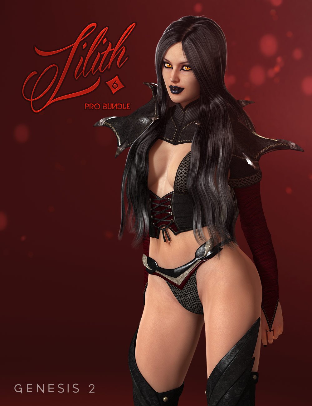 Lilith 6 Pro Bundle by: , 3D Models by Daz 3D