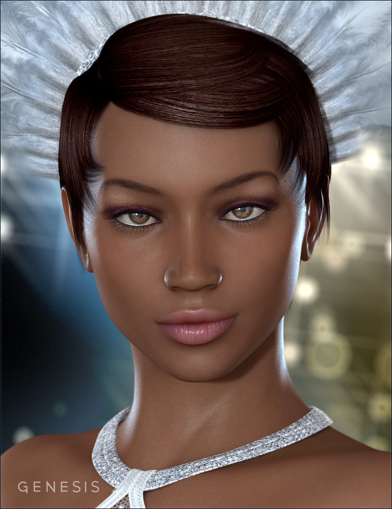Serena Hair by: Valea, 3D Models by Daz 3D