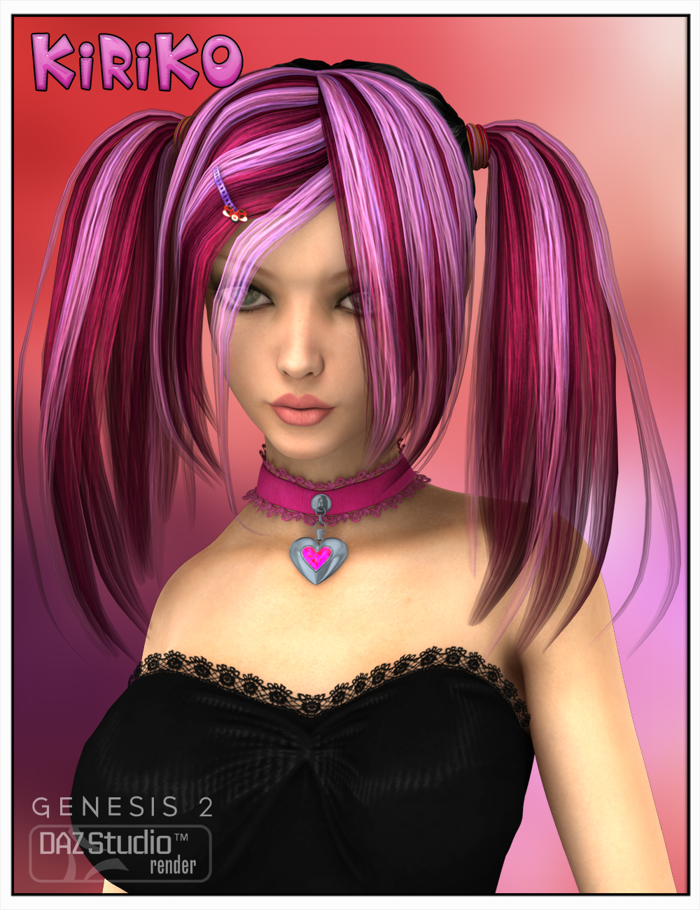 Kiriko Hair Color by: SWAM, 3D Models by Daz 3D